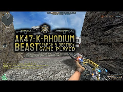Crossfire West | AK-47-K-Rhodium Beast Search & Destroy game played