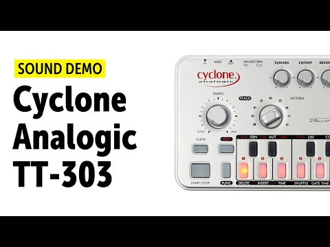 Cyclone Analogic TT-303 Bass Bot - Sound Demo (no talking)