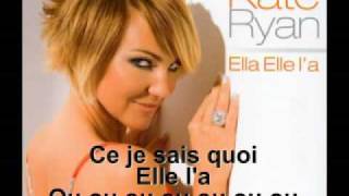 Kate Ryan - Ella Elle L'a (UK Version) + LYRICS