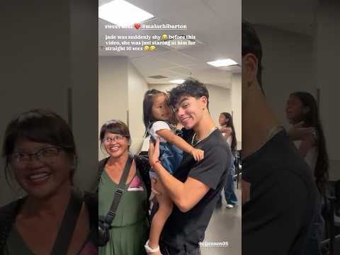 Aww 🥰 #malachibarton #malachi #disneychannel #disney #zombies #zombies #worldscollide #cutebaby