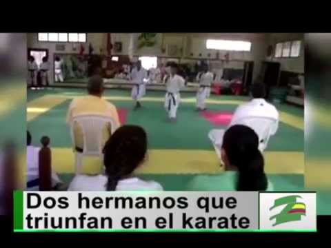 Mateo y Daniela Beltrán, dos hermanos unidos por su amor al karate