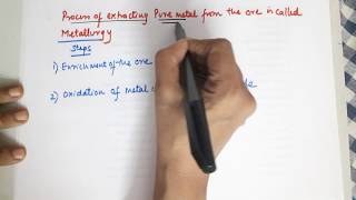 Metallurgy class 10 CBSE in 25 minutes /Quick class Roasting and Calcination bySeemaMakhijani