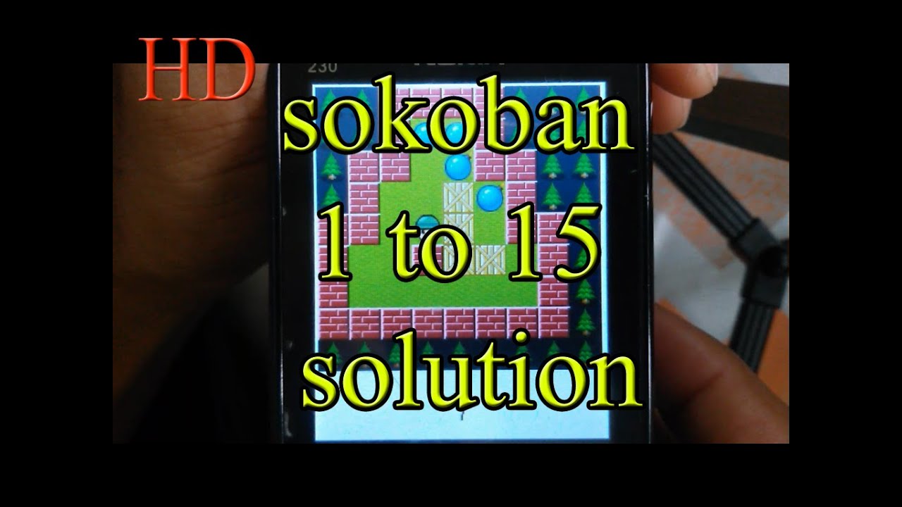 Sokoban gameplay tutorial video thumbnail