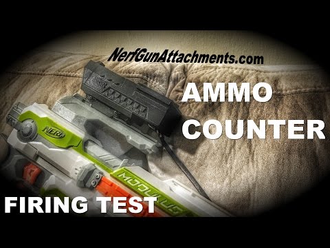 Nerf Dart Ammo Counter Quick Firing Test!! (12-Round, 18-Round, and 35-Dart Drum Mags)