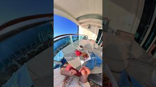 Most people walk right past this…but this became my quiet little breakfast spot on Star Princess ☕️