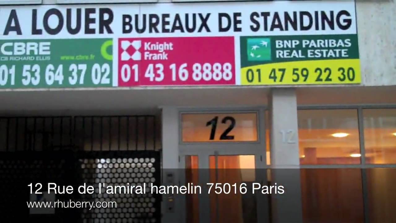 Office Space at 12 Rue de l'amiral hamelin 75016 Paris