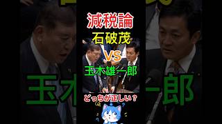 石破茂vs玉木雄一郎これはどっちが正しい？#石破茂 #玉木雄一郎 #自民党 #国民民主党 #税金 #減税
