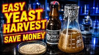 Easy Yeast Harvest from Bottle Beer My Process! Save Money!