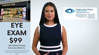 Book An Eye Exam at Calgary Eye Clinics - Inside LensCrafters.