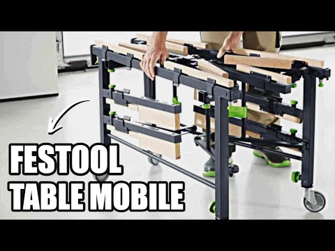 TEST ✅ FESTOOL - Table mobile de sciage et de travail - SMT 1800 - La pause café de BichonTV