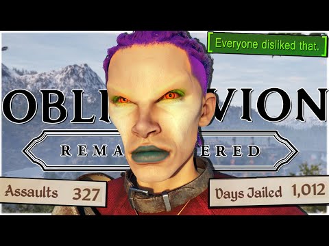 Being a PSYCHOPATH in Oblivion Remastered