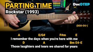 Parting Time - Rockstar (1993) Easy Guitar Chords Tutorial with Lyrics
