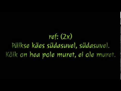 Grete Klein-Südasuvel (Lyrics)
