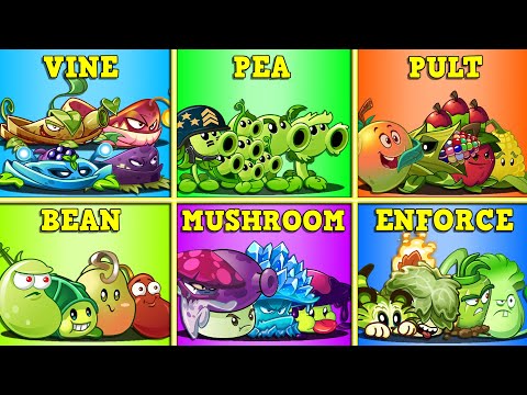 Random 16 Team OLD & NEW Plants Battlez - Who Will Win? - PvZ 2 Team Plant vs Team Plant