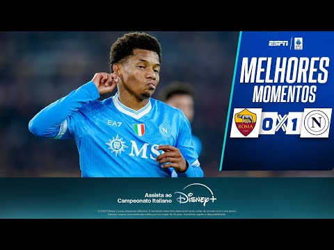 Gols e lances de Roma x Napoli