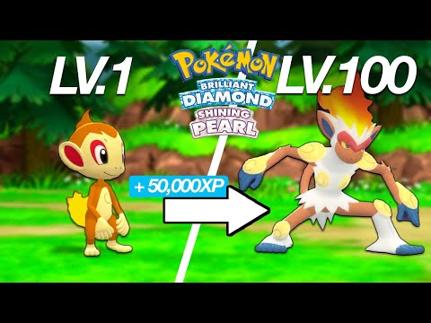 The FASTEST Way To Level Up Your Pokemon In Brilliant Diamond Shining Pearl *BEAT CYNTHIA FAST*