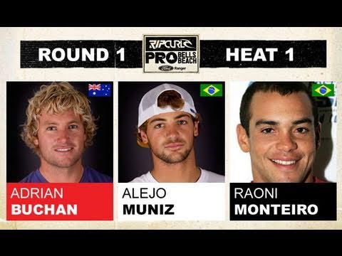 Round 1, Heat 1 - Adrian Buchan vs Alejo Muniz vs Raoni Monteiro