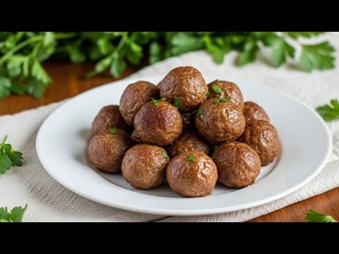 AUTHENTIC Hungarian Meatballs! These Meatball Appetizers are SO Easy!