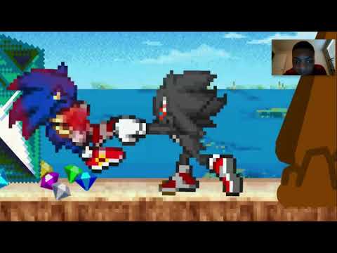 Reacting to sonic and shadow vs sonic exe The Lost Age - 1 ao 4