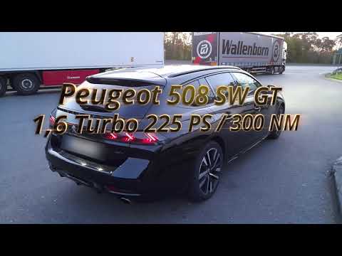 Peugeot 508 SW GT (225PS) 0-200 Km/h Acceleration & Topspeed Test Dragy GPS