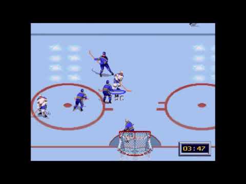 NHL All-Star Hockey 95 (Genesis)- Gameplay