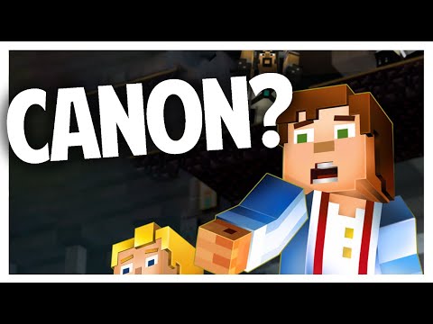Minecraft Story Mode is and isn't Canon.