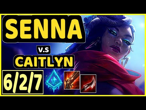 ROUTE (SENNA) vs CAITLYN - 6/2/7 KDA BOTTOM ADC CHALLENGER GAMEPLAY - KR
