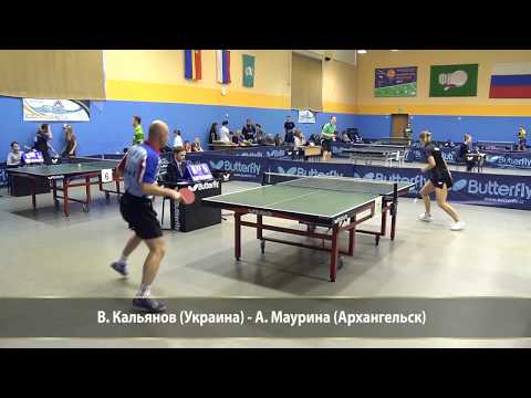 Янтарная ракетка 2017. В. Кальянов - А. Маурина