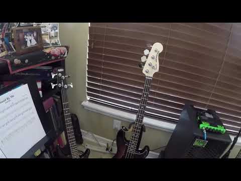 Fender American Performer P bass with the Trace Elliot Elf, 2x8 and 1x10 speakers and Pre amp B