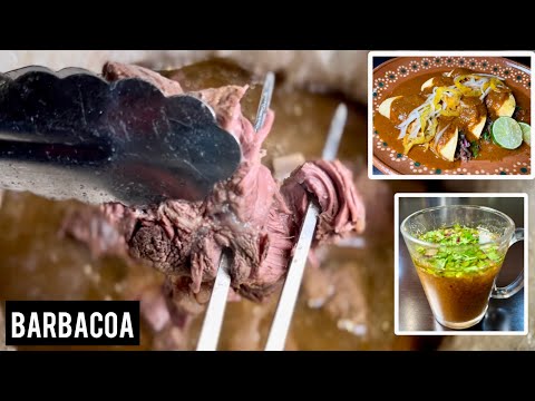MÉTODO DE COCCIÓN DE BARBACOA NUNCA ANTES VISTO Y SALSA TLAQUEPAQUE CON SU CONSOMÉ / BARBACOA DE RES
