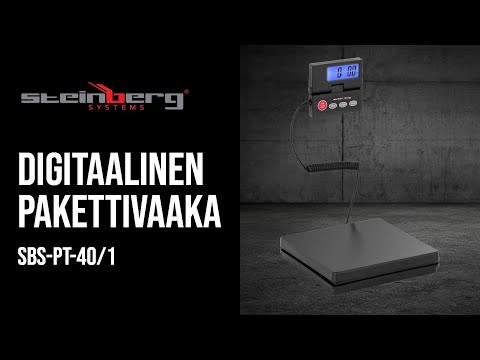 video - Digitaalinen pakettivaaka - 40 kg / 1 g - Basic - ulkoinen LCD 