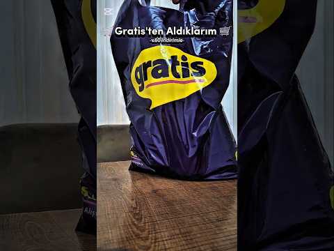 Gratis'ten Aldıklarıma Bakalım 😲 #grwm#gratis #alışveriş#video#aboneol#gratisalışverişi#keşfet