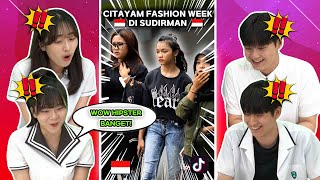 Download lagu Reaksi Siswa Korea Kaget Lihat 'Tiktok Citayam Fashion Week di SUDIRMAN' 🇮🇩🇰🇷 | Reaction Indonesia mp3