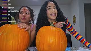 Aya Tanjali - CARVING PUMPKINS WIT SOPHIA 🎃🎀 (VOD)
