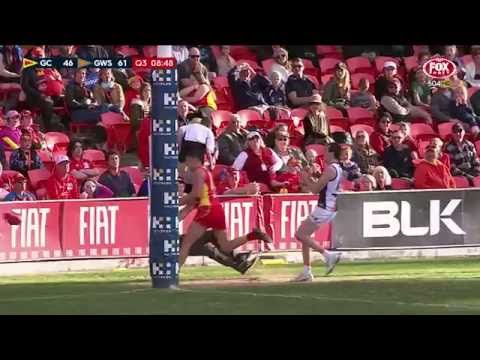 SUNS TV: Goal Umpire Knocked Down