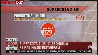 SUPER COTA ZILEI: Disputa Fiorentina – Inter îți poate TRIPLA investiția!