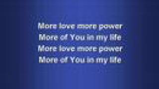 More Love More Power (worship video w/ lyrics)