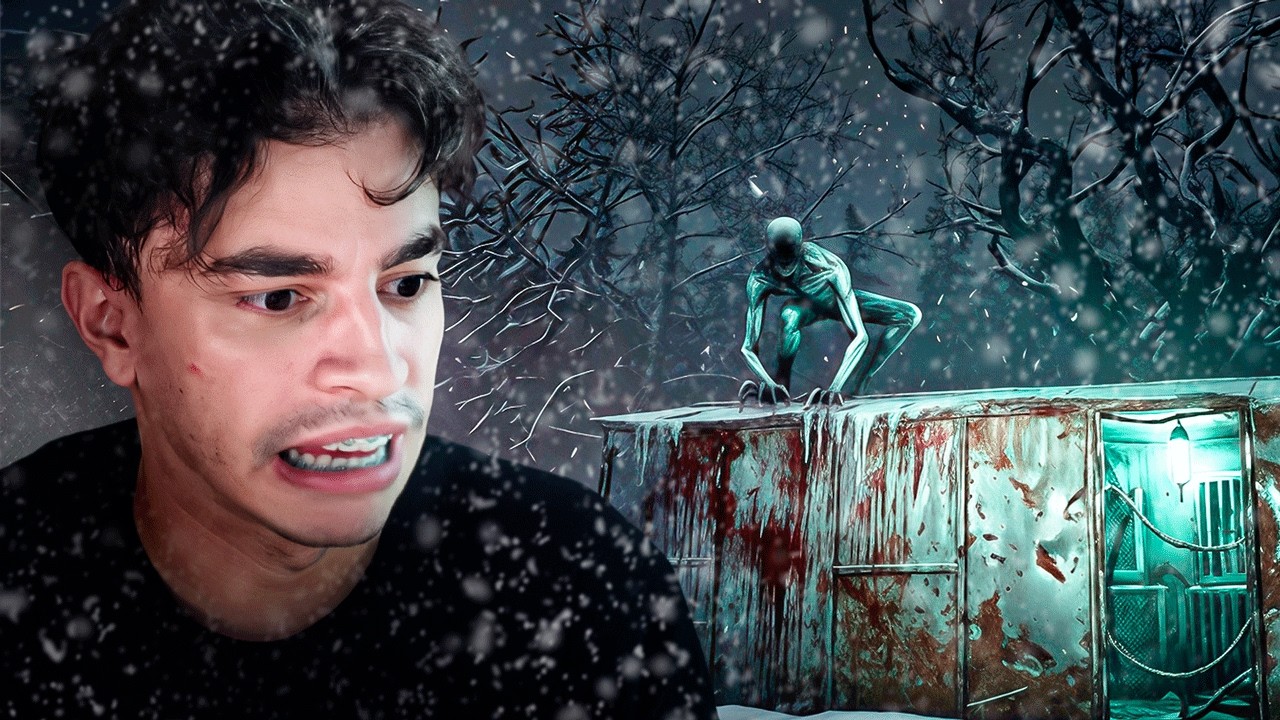 FUGINDO NA NEVE DO MONSTRO NO TETO | White Silence