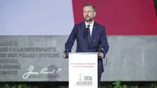 Westerplatte 2024: Tusk ostrzega przed powtórką błędów i wzywa do jedności w obliczu wojny