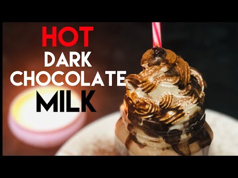 HOT DARK CHOCOLATE MILKSHAKE | WINTER SPECIAL| HOT CHOCOLATIER DRINK