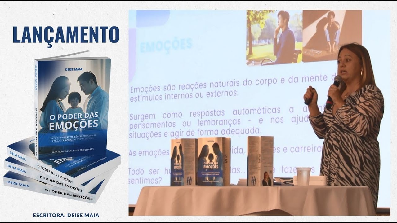 “O Poder das Emoções” reúne público em palestra e lançamento de livro na Fundação Helena Antipoff