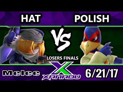 S@X 207 - Hat (Sheik) Vs. Polish (Falco) - Smash Melee Losers Finals - SSBM pt1