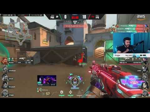 PRX Benkai 3 kills aren't enough for a round vs FPX - Tarik's reaction