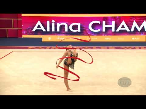 CHAMZINA Alina (CZE) - 2019 Rhythmic Worlds, Baku (AZE) - Qualifications Ribbon