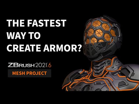 ZBrush 2021.6 Mesh Project - Watch the Full Presentation in the Description
