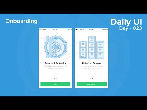 Daily UI - Day 023 - Onboarding (with Animation)