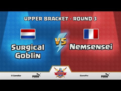 ESWC Gamescom 2017 Clash Royale - Upper Bracket - Round 3 - Surgical Goblin vs Nemsensei