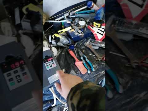 Первый запуск моего китайского частотного преобразователя ZW-BT1.