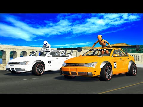 DUMMY vs STIG Epic Crashes #2 - BeamNG DRIVE