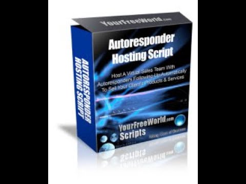 Autoresponder Hosting Script video demo